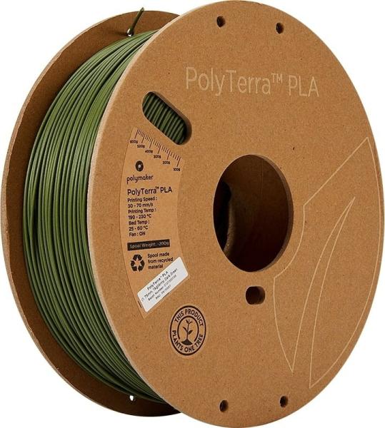 Polymaker PolyTerra PLA Army Dark Green 1,75mm 1000g