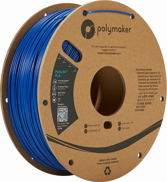 Polymaker PolyLite PLA Filament Bleu