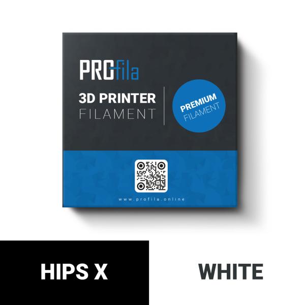 ProFila HIPS X white filament 1,75mm 2,0kg
