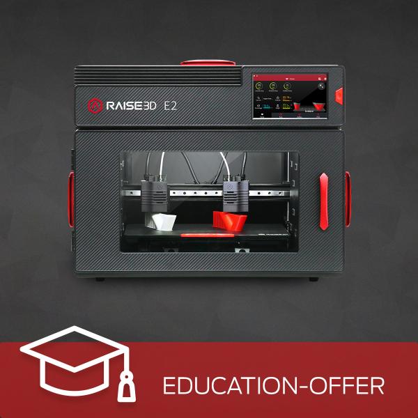 Education-Angebot: Raise3D E2 3D-Drucker + Filament-Voucher