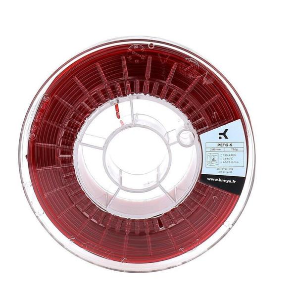 Kimya PETG-S Red Translucent 1.75 mm