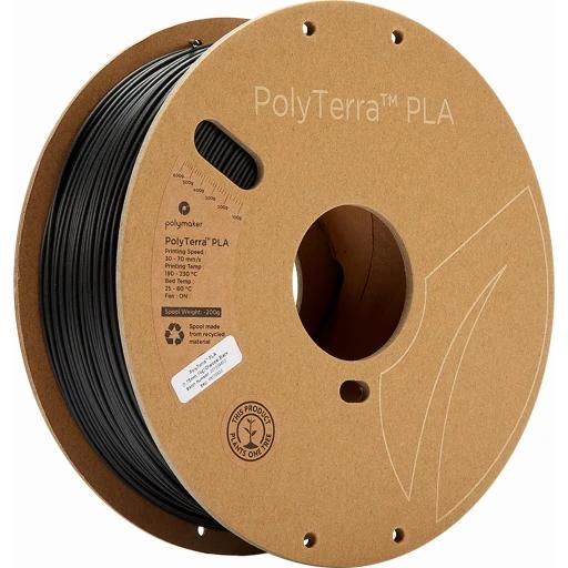 Polymaker PolyTerra PLA Charcoal Noir