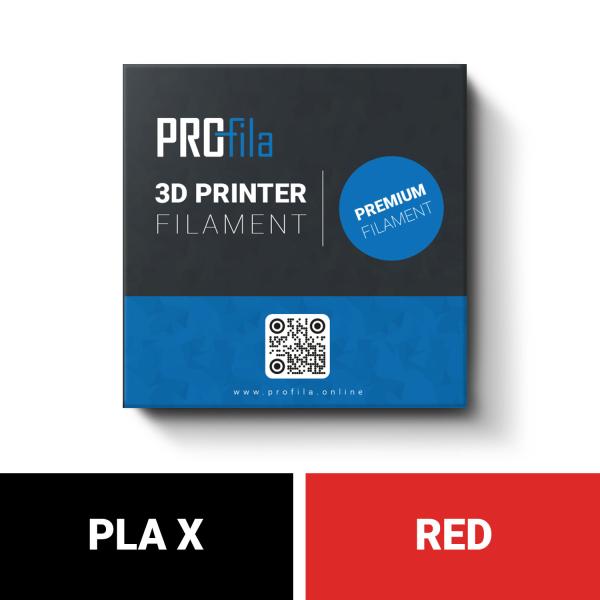 ProFila PLA X red filament 1,75mm 1,0kg