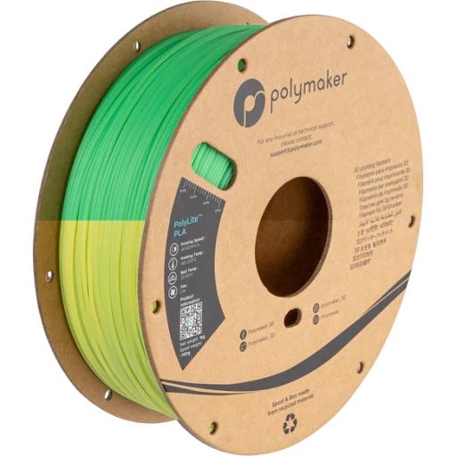 Polymaker PolyLite PLA™ Temperature Color Change Green/Lime 1,75mm 1000g