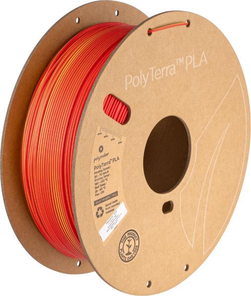 Polymaker PolyTerra PLA Dual Sunrise (Red-Yellow) 1,75mm 1kg