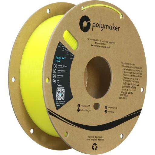 Polymaker PolyLite™ Luminous PLA Yellow 1,75mm 1000g