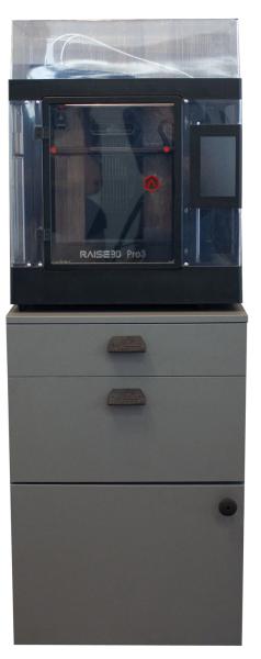 Trolley for Raise3D Pro2 - High printer base cabinet OLYMP