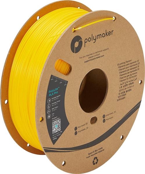 Polymaker PolyLite PLA PRO Yellow 1,75mm 1000g