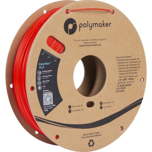  PolyMaker PolyMax Tough PLA Red in 750g