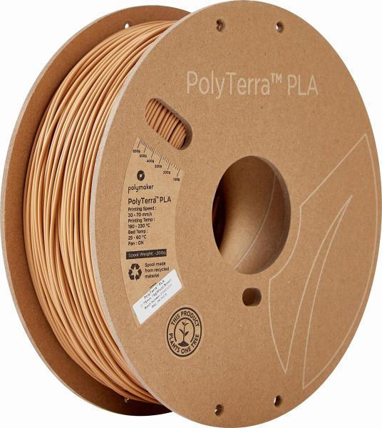 Polymaker PolyTerra PLA Wood Brown 1,75mm 1kg