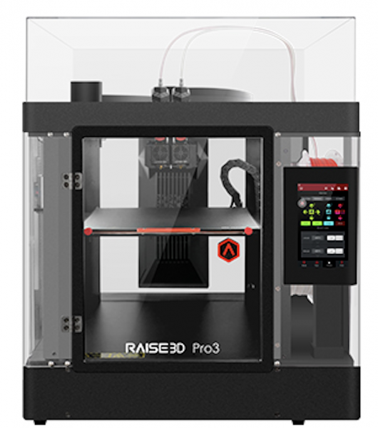 Imprimante 3D Raise3D Pro3 avec double extrudeuse