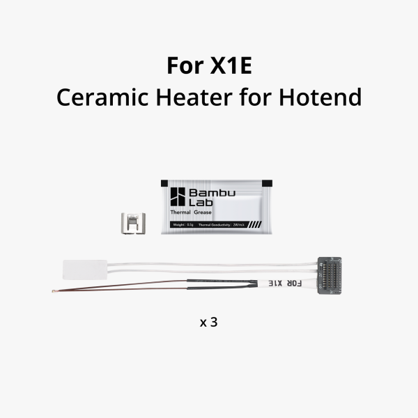 Bambu Lab Ceramic Heater for Hotend - X1E Series