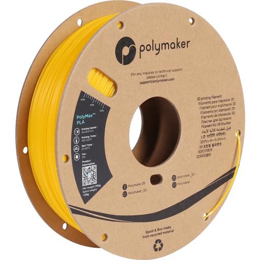 PolyMaker PolyMax Tough PLA Yellow in 750g