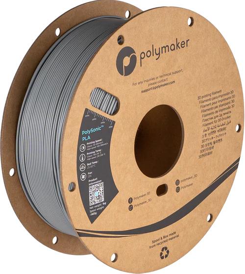 Polymaker PolySonic™ PLA - High Speed PLA Grey 1,75mm