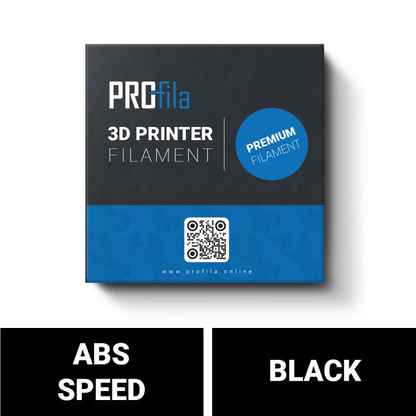 ProFila ABS Speed Black RAL 9005 1000g 1,75mm