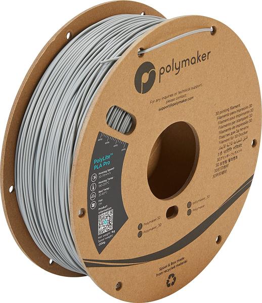 Polymaker PolyLite PLA PRO Grey 1000g