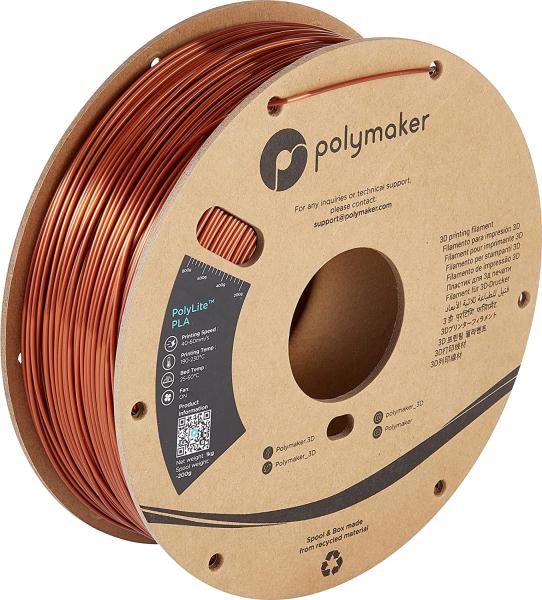 Polymaker PolyLite Silk PLA Bronze 1,75mm 1000g