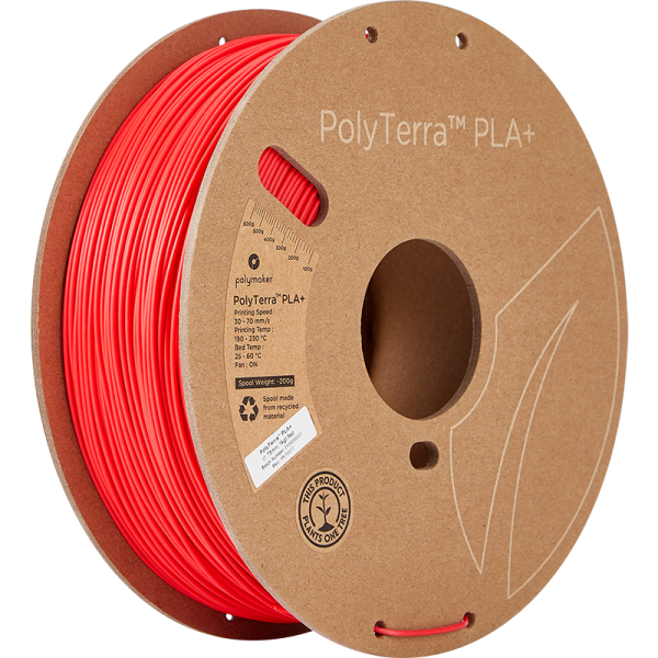 PolyTerra PLA Plus Red 