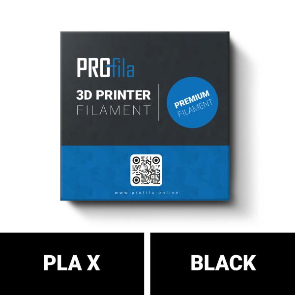ProFila PLA X schwarz Filament 1,75mm 1,0kg