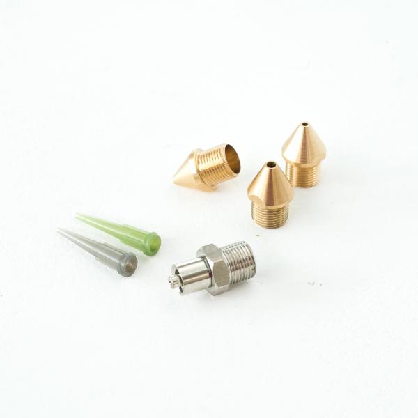 KIT of nozzles for WASP LDM Extruder 3.0 (nozzle kit from 0.7mm to 3 mm)