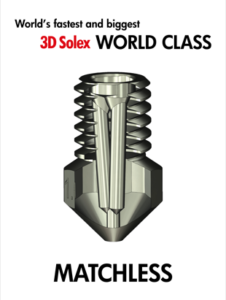 3DSolex MATCHLESS Nozzle 1.75 - 0,25mm