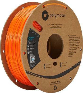 Polymaker PolyLite PETG Orange Filament 1000g