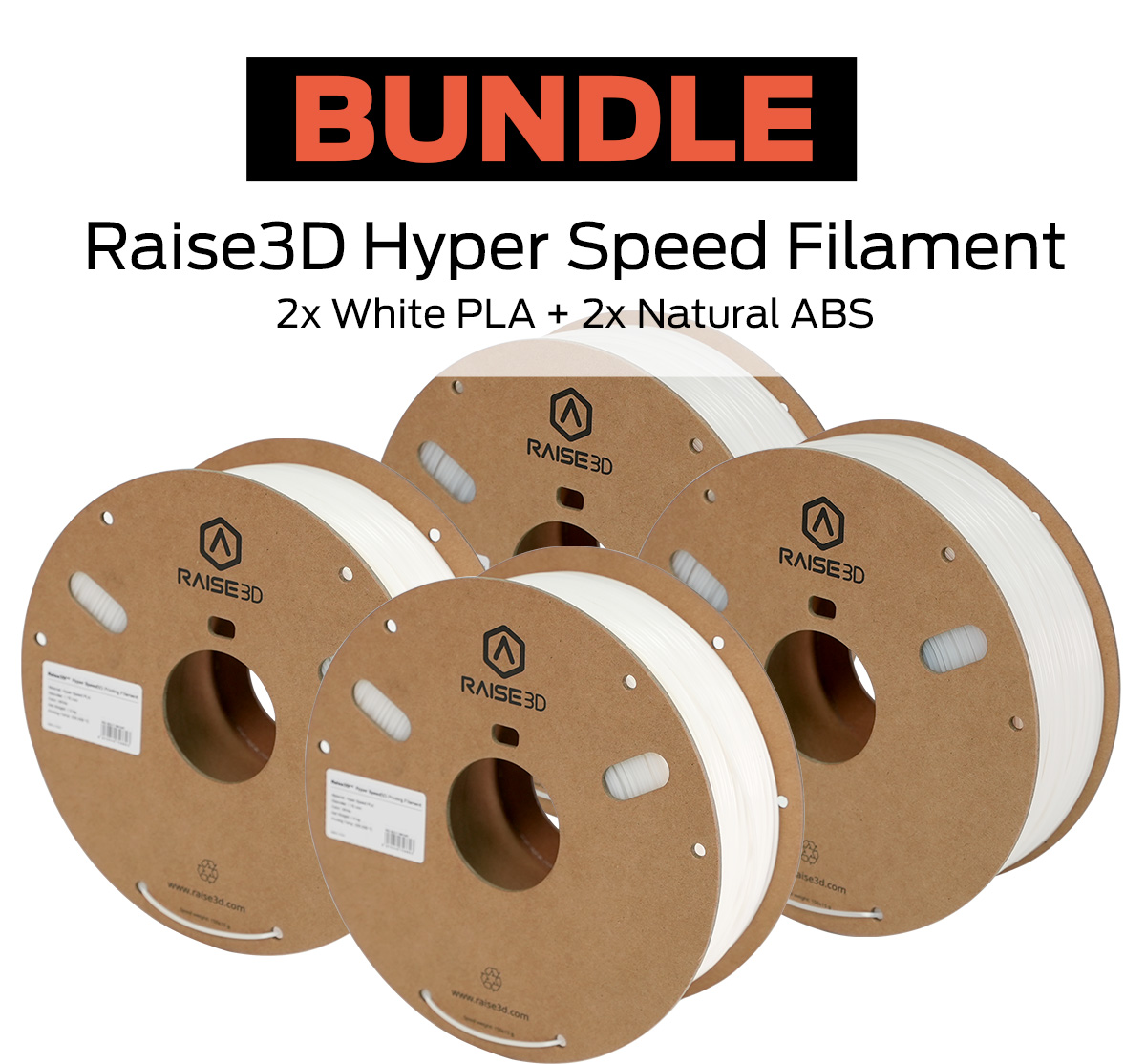 Filament Raise3D Hyper Speed PLA Rouge pour impression kit Hyper FFF