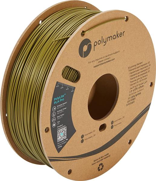 Polymaker PolyLite PLA PRO Army Green 1,75mm 1000g
