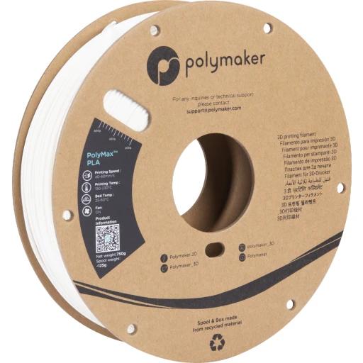 PolyMaker PolyMax Tough PLA True White in 750g