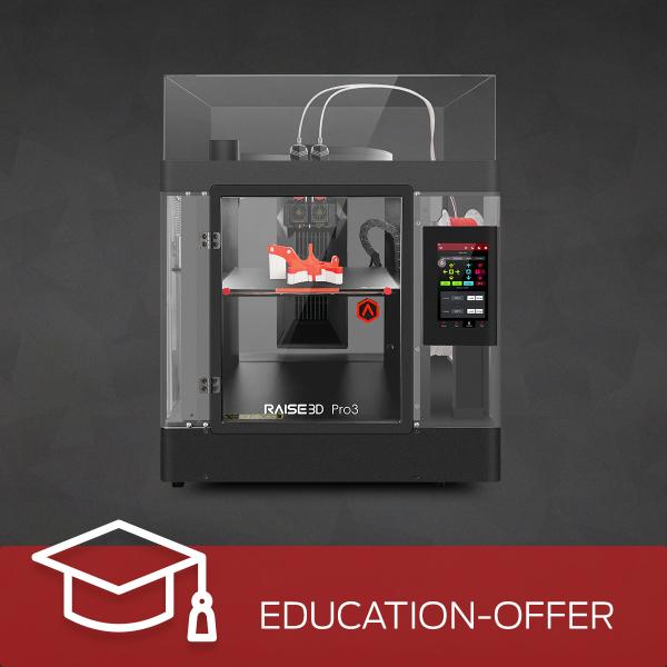 Education-Angebot: Raise3D Pro3 3D-Drucker mit Dual-Extruder