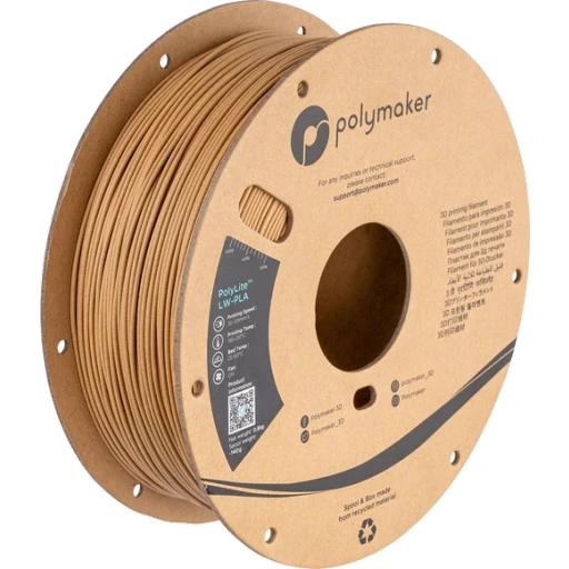 Polymaker PolyLite™ LW-PLA Wood 1,75mm 800g
