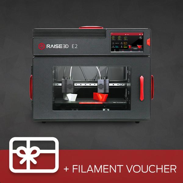 Special Offer: Raise3D E2 3D-Drucker + Filament-Voucher