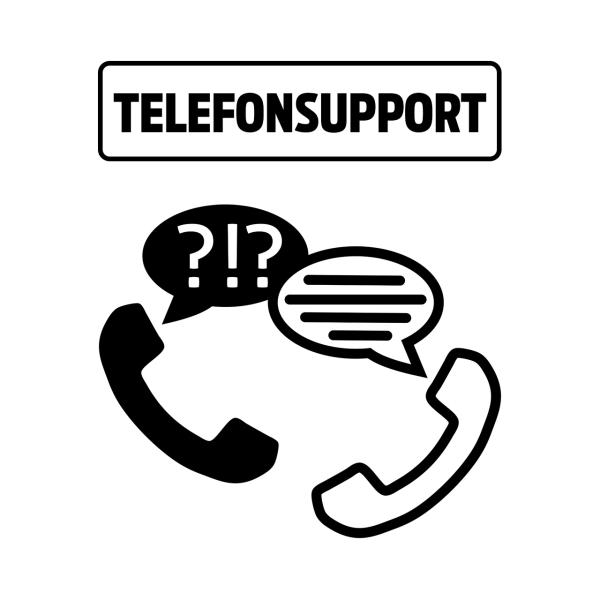Telefonische Beratung - Technische Probleme, Profilerstellung, Verbrauchsmaterialauswahl, ...